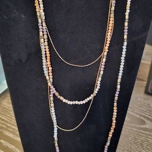 Plunder Multi-Color Layered Necklace
